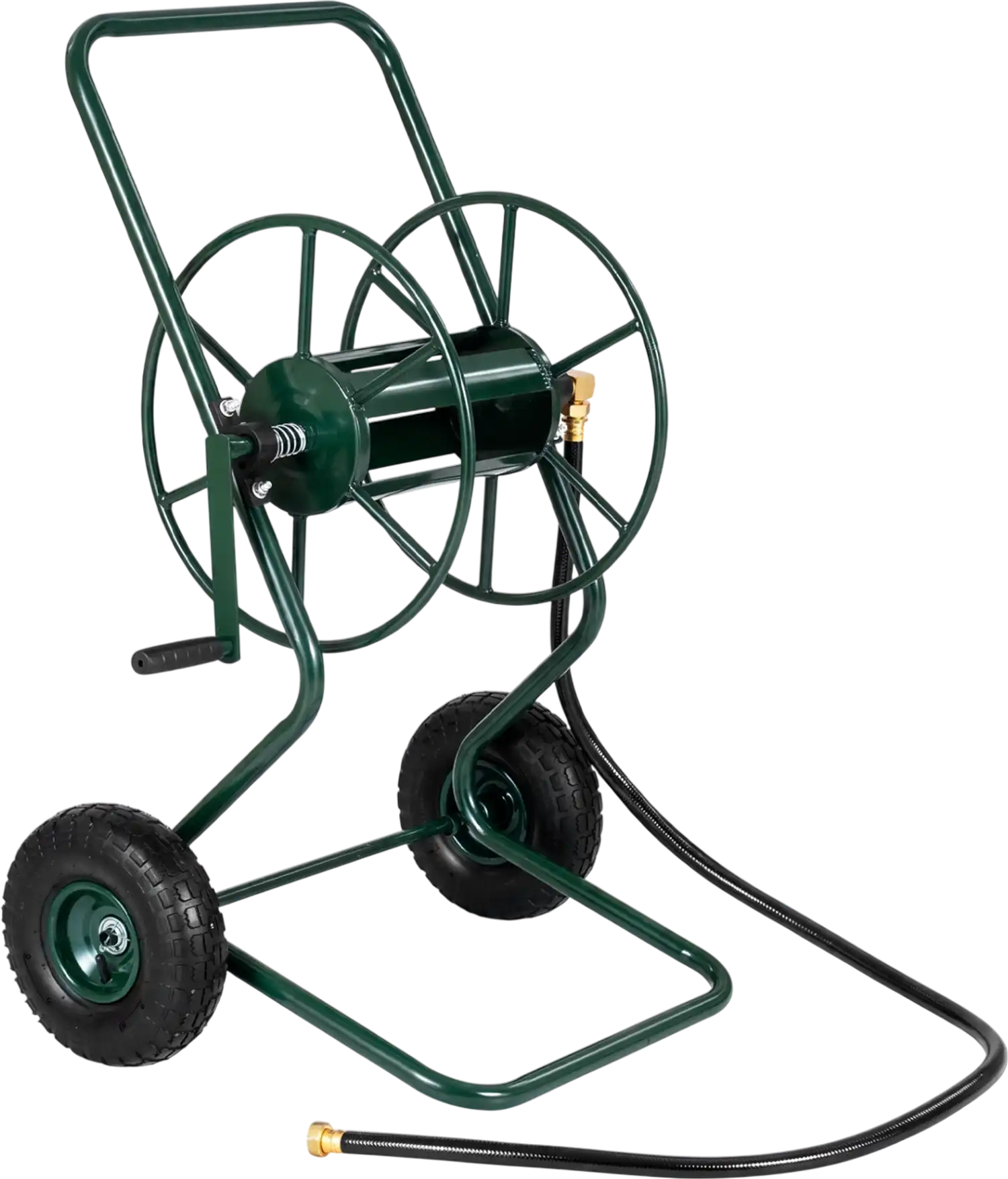 Costway Heavy Duty Garden Hose Reel Cart Holds Up to 300' of 5/8