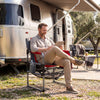 Heavy Duty Outdoor Camping Chair with Cup Holder and Side Pocket-Red - Gallery View 1 of 10