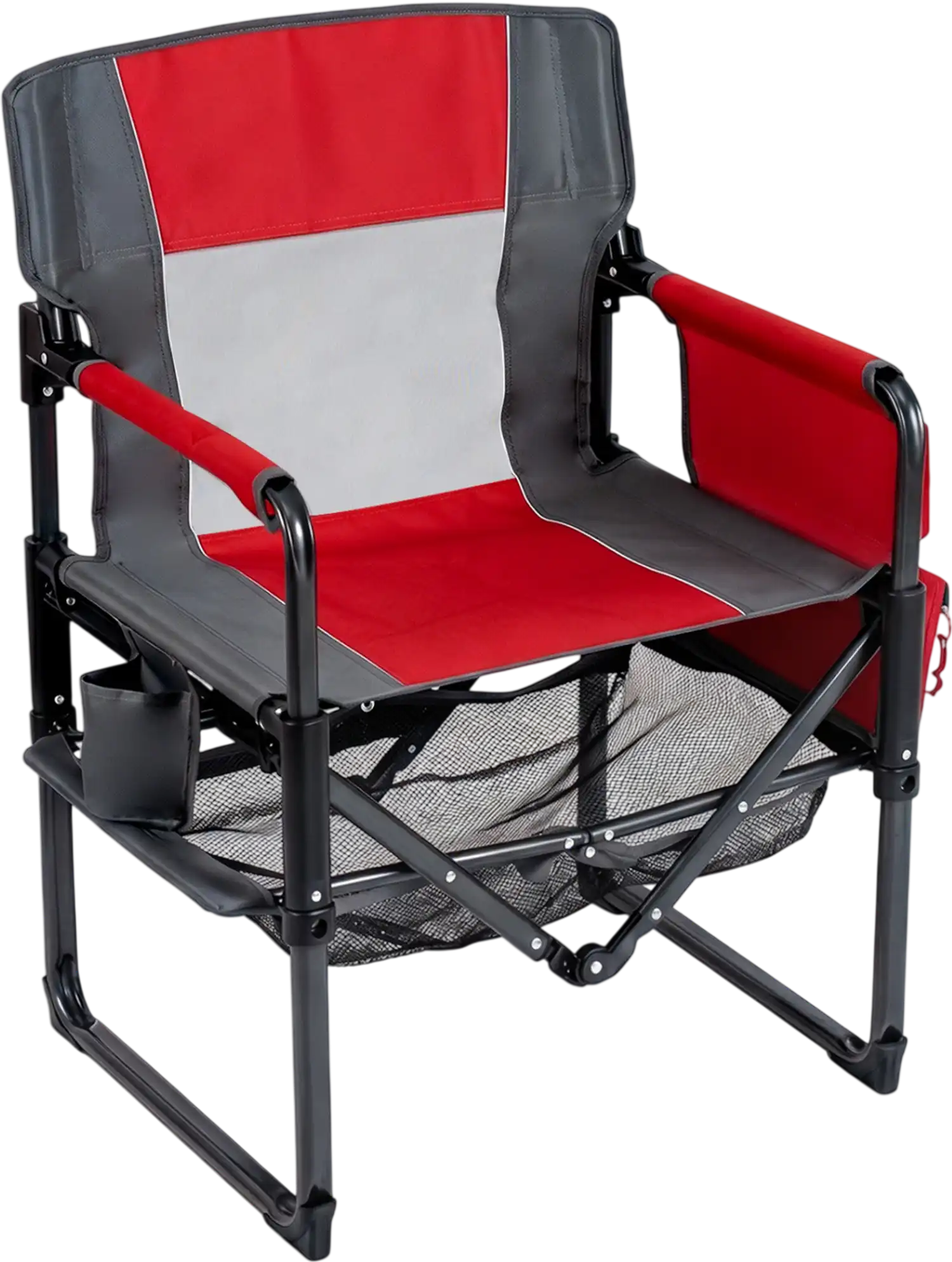 Costway Heavy Duty Outdoor Camping Chair Cup Holder Side Pocket 97311129 New