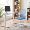 Height Adjustable Drafting Chair with Flip Up Arms for Home Office-Blue - Gallery View 1 of 10
