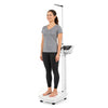 Digital height and weight scale with height rod, LED display, and a capacity of 400 lbs for versatile measurement use.
