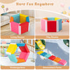 Hexagon kids ball pit foam climbing mat in multicolor, ideal for playrooms and kindergartens, promotes motor skills.