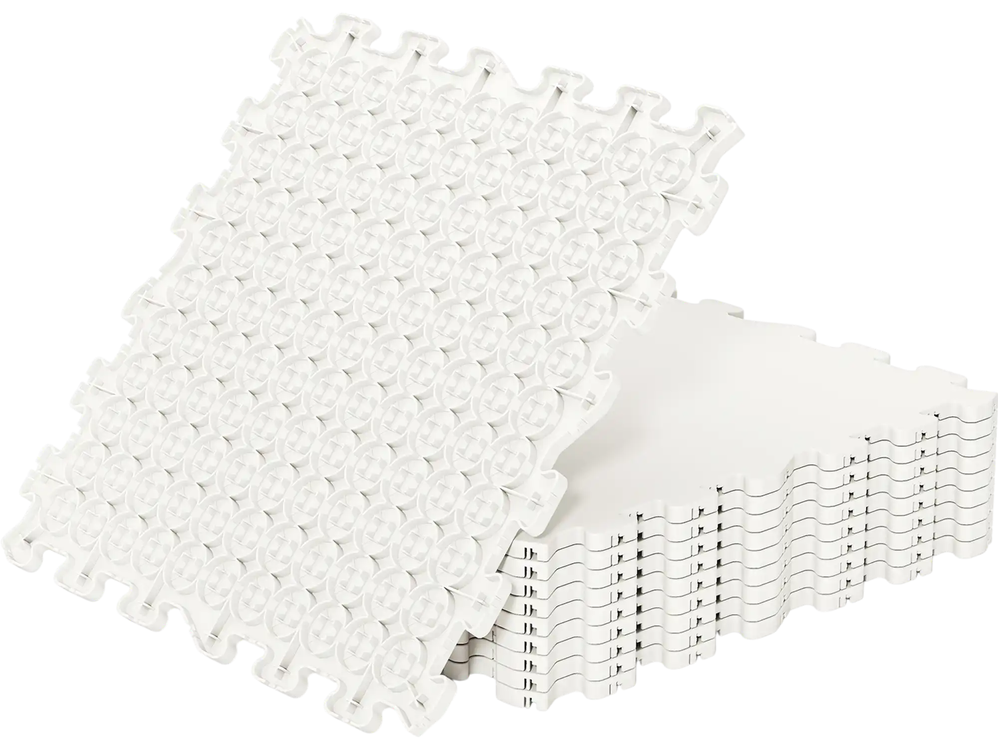 Costway Hockey Training Dryland Synthetic Ice Flooring Tiles 82112972 New