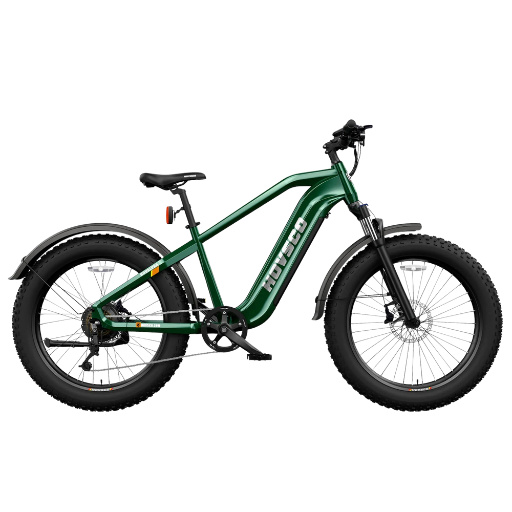 Hovsco HovAlpha Fat Tire Electric Bicycle 7 Speed 26" 750W Motor 28 MPH 80 Mile Range 48V 20Ah Lithium Battery New