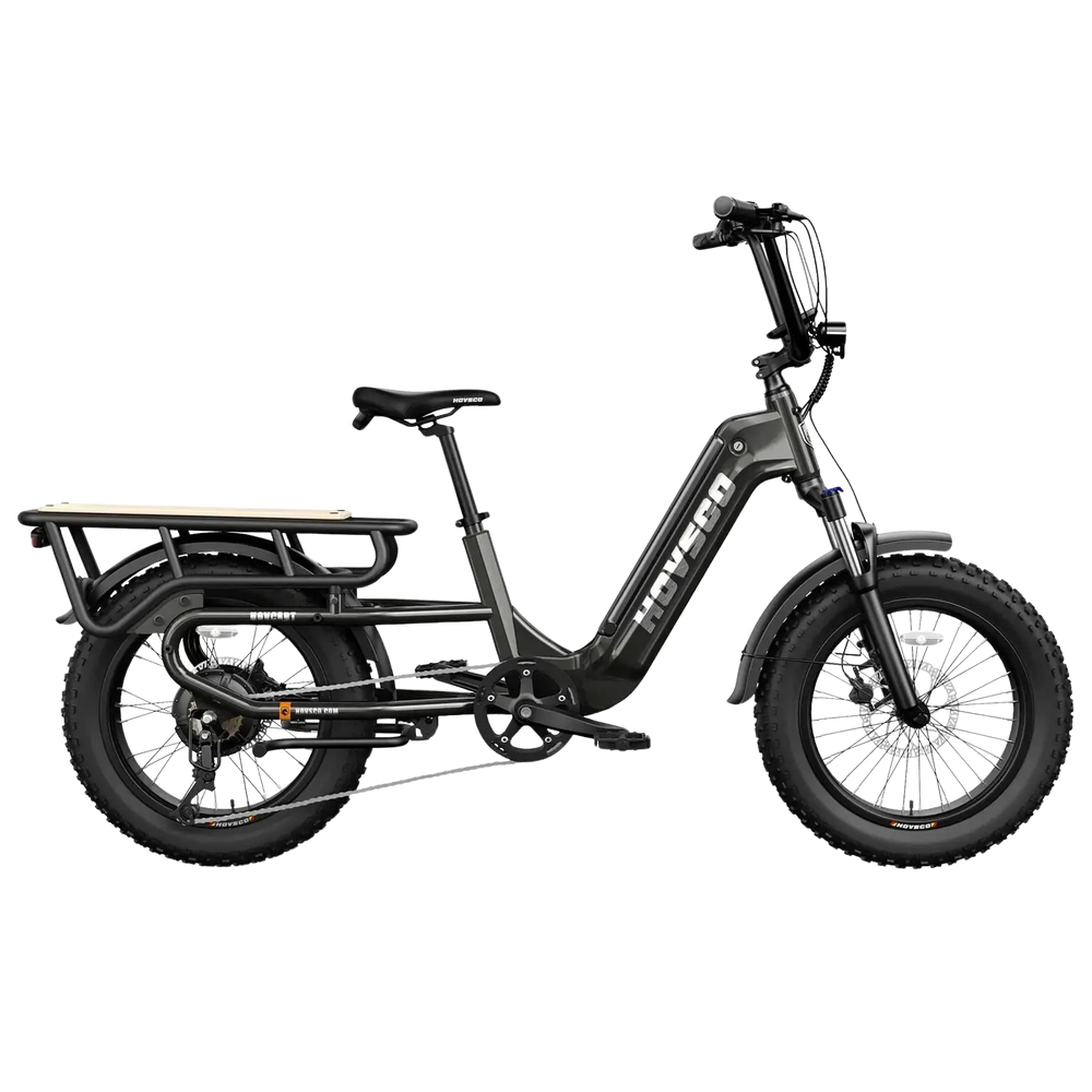 Hovsco HovCart Fat Tire Step Thru Cargo Electric Bicycle 7 Speed 20" 750W Motor 28 MPH 60 Mile Range 48V 15Ah Lithium Battery New