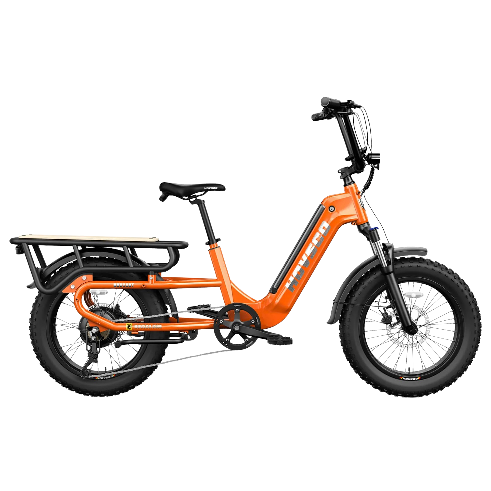 Hovsco HovCart Fat Tire Step Thru Cargo Electric Bicycle 7 Speed 20