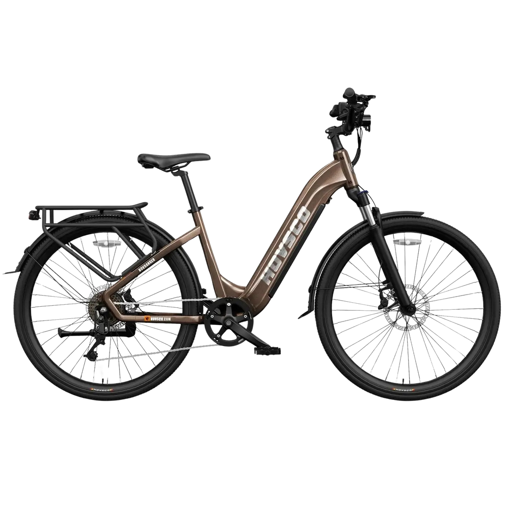 Hovsco HovRanger Step Thru Electric Bicycle 7 Speed 27.5" 500W Motor 28 MPH 60 Mile Range 48V 15Ah Lithium Battery New