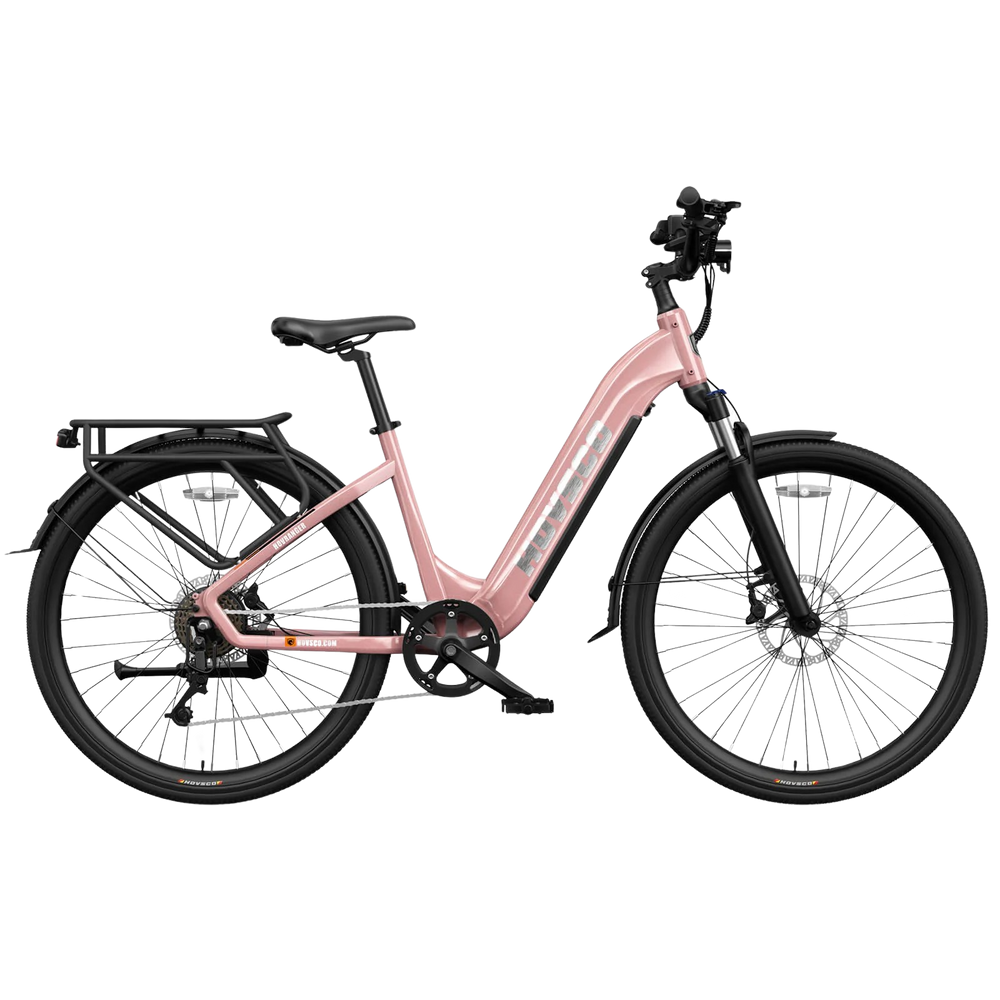 Hovsco HovRanger Step Thru Electric Bicycle 7 Speed 27.5" 500W Motor 28 MPH 60 Mile Range 48V 15Ah Lithium Battery New