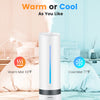 5.5L cool mist humidifier with remote control, showcasing warm mist at 113°F and cool mist at 77°F for versatile.