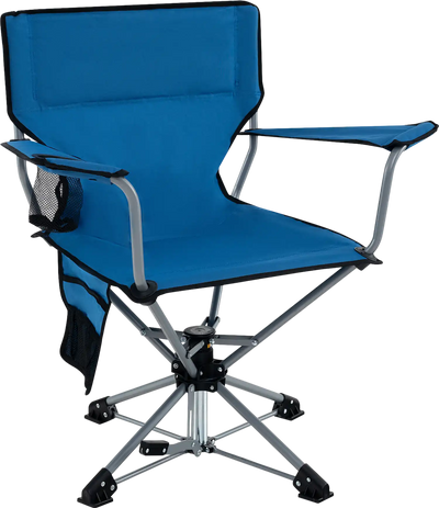 Costway Portable Foldable 360° Swivel Hunting Chair Mesh Cup Holder Storage Pockets 81794263 New