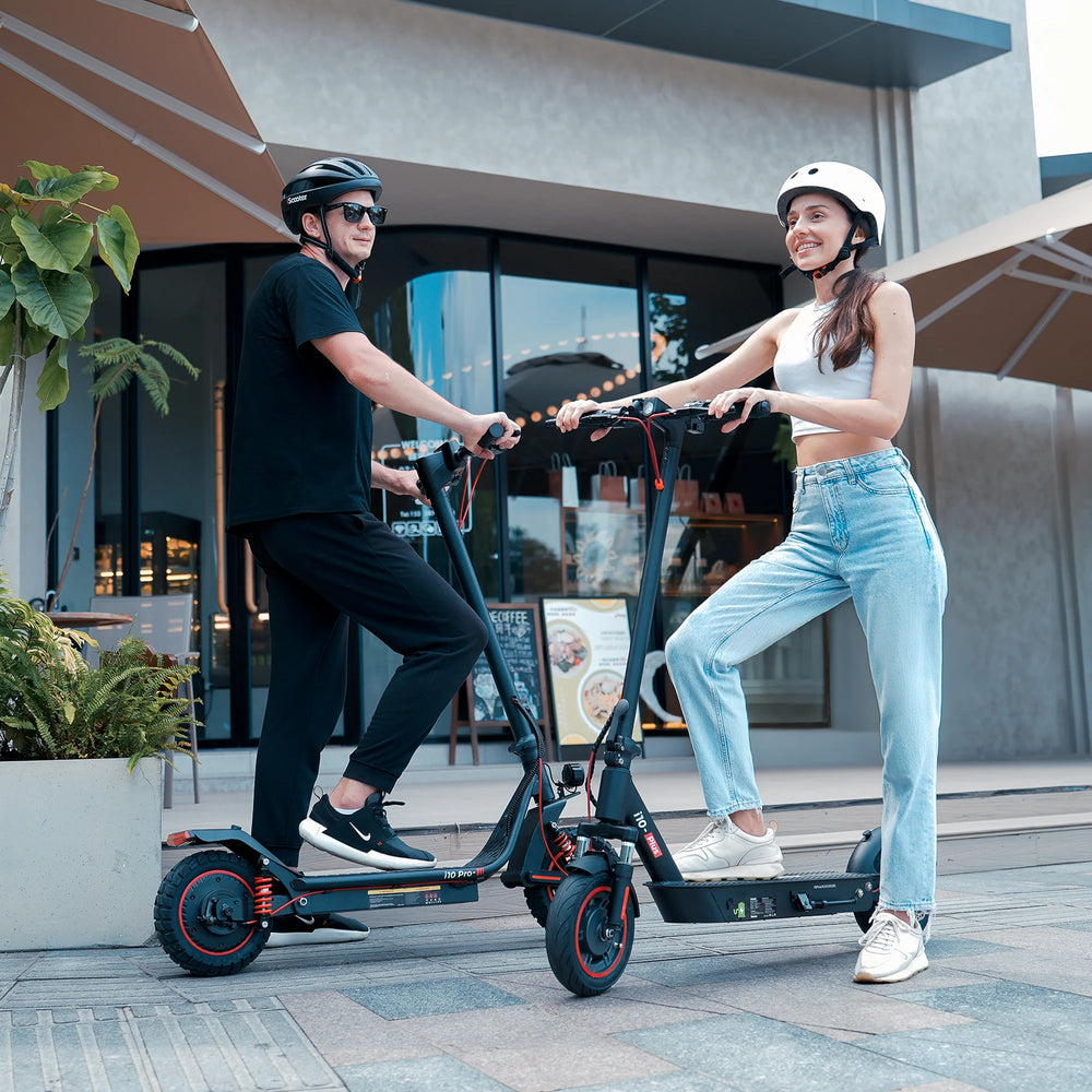 iScooter i10 Pro Foldable Electric Scooter 37 Mile Range 28 MPH 800W 48V with App Control and Bag New