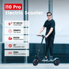 iScooter i10 Pro Foldable Electric Scooter 37 Mile Range 28 MPH 800W 48V with App Control and Bag New