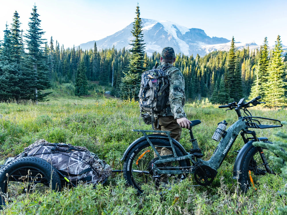 Himiway D5 2.0 Camo Electric Bike 70 Mile Range 28 MPH Step Thru 48V 750W New