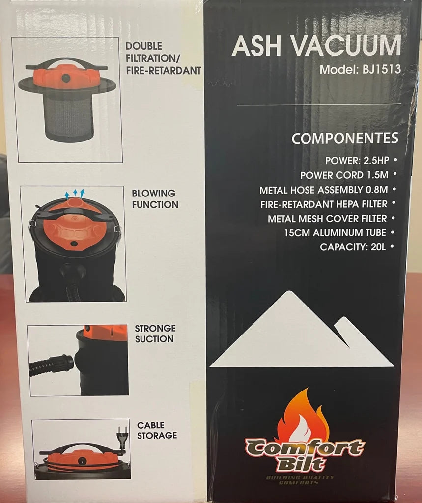 ComfortBilt BJ1513 Ash Vacuum 2.5 HP 5.2 Gal. Black Metal New