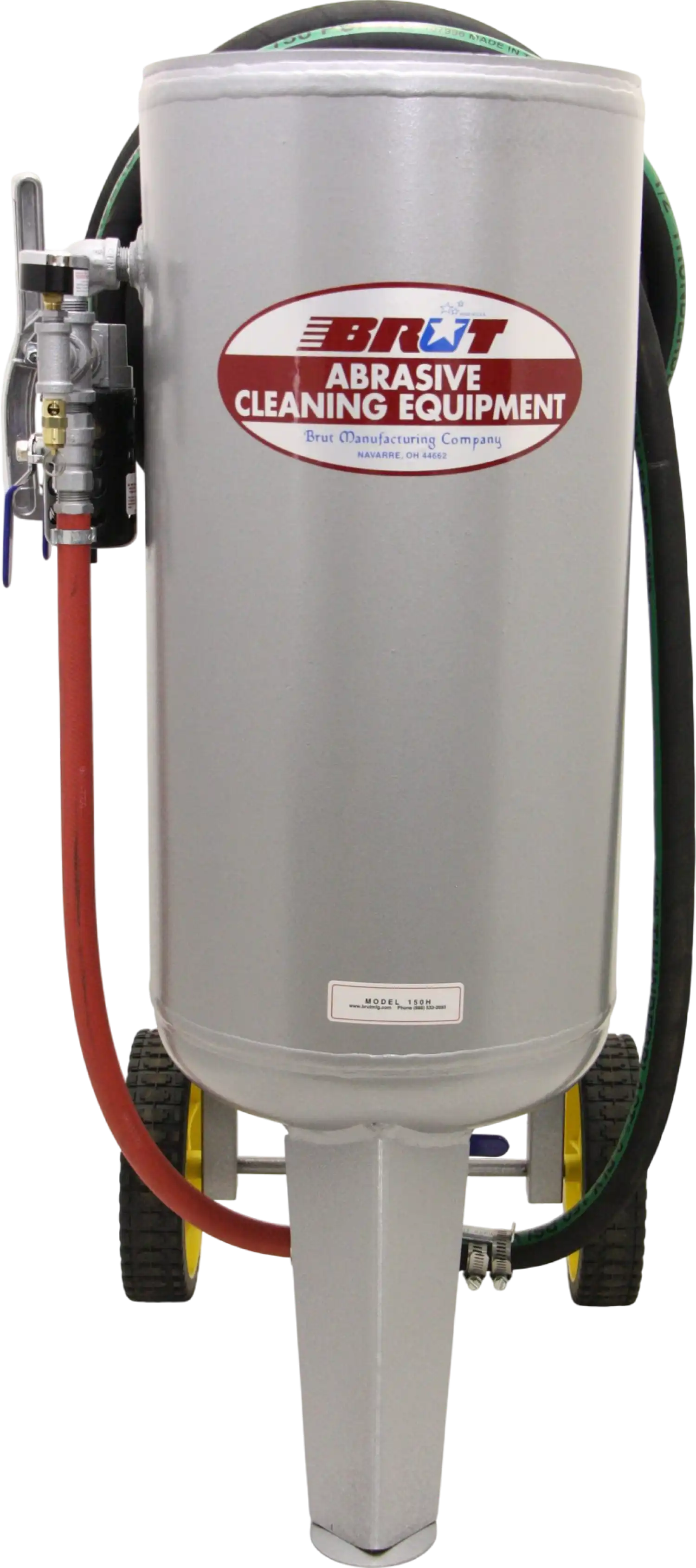 Brut 150H Pressure Fed Abrasive Sand Blaster 100-125 Lb Capacity Heavy Duty New
