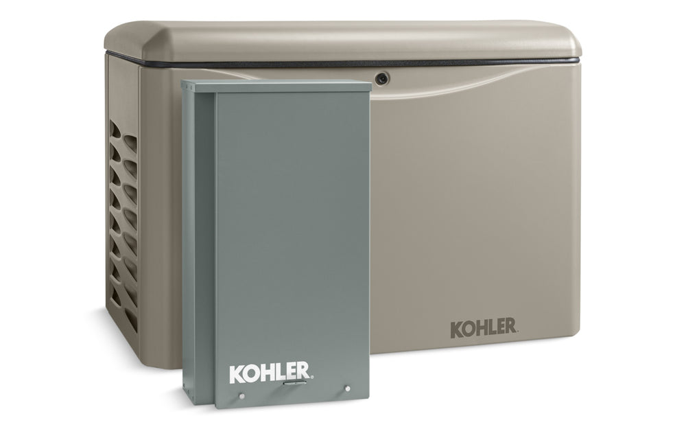 Kohler 26RCAL-200SELS Standby Generator 26KW 120/240V Single Phase 200A Automatic Transfer Switch and OnCue Plus Open Box