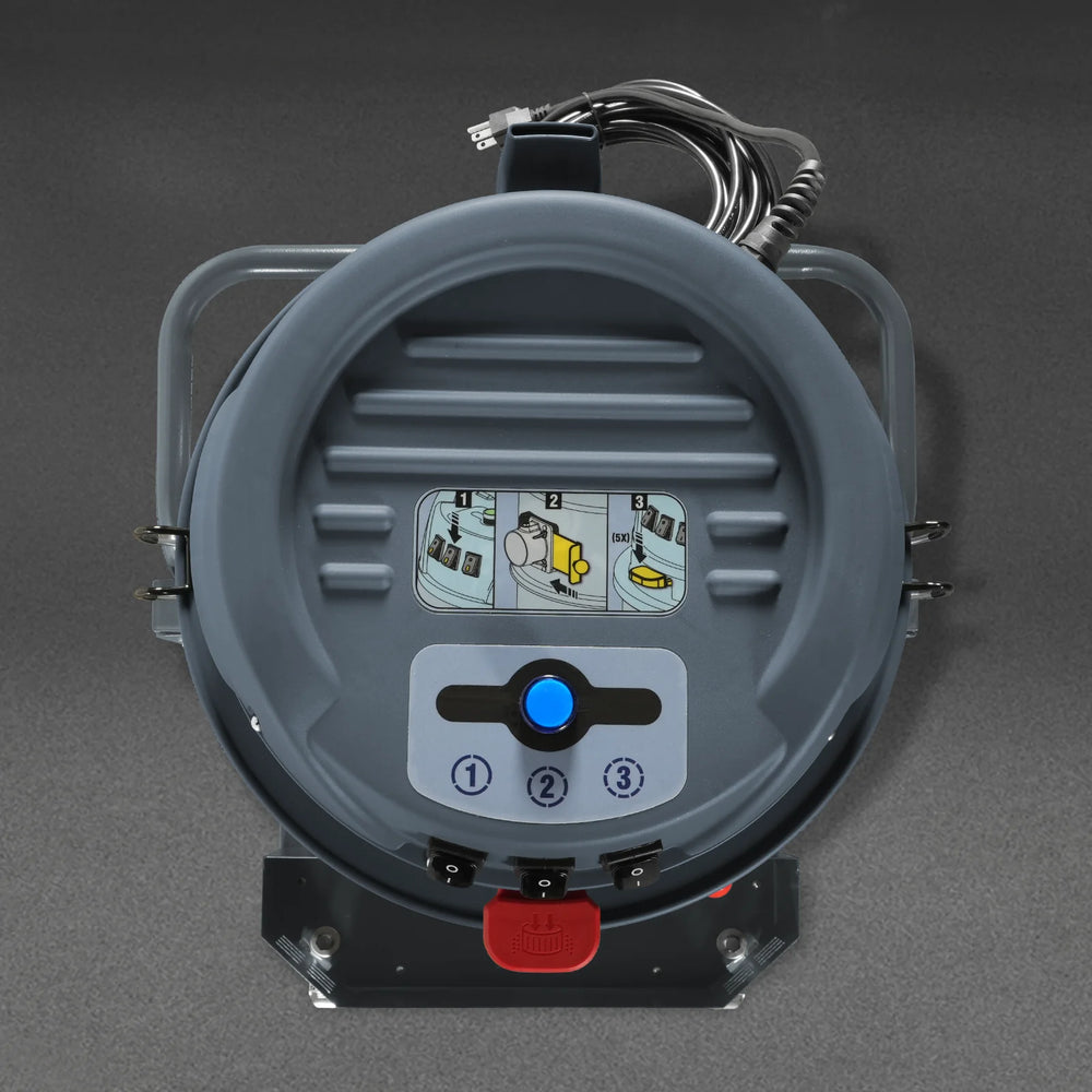 Industrial Wet/Dry Vacuum Cleaner with HEPA Filter Three Motor 3.3 HP 285 CFM 16 Gallon - 110V 1 Phase,  IVA3M