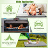 Indoor outdoor sleeping mat with high-density foam, waterproof cover, ideal for camping, yoga, or travel use.