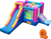 Inflatable Bounce House with Slides and Basketball Hoop (with 750W Blower)
