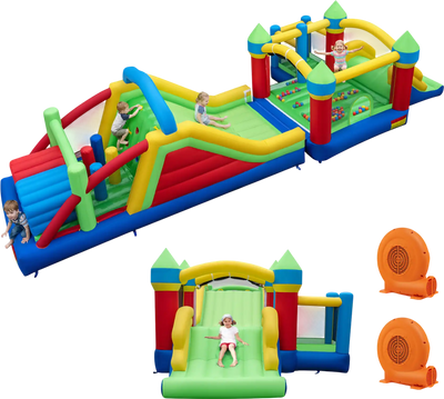 Costway Inflatable Bounce House Jumping Bouncer w/ 750W Blower 98089711 New