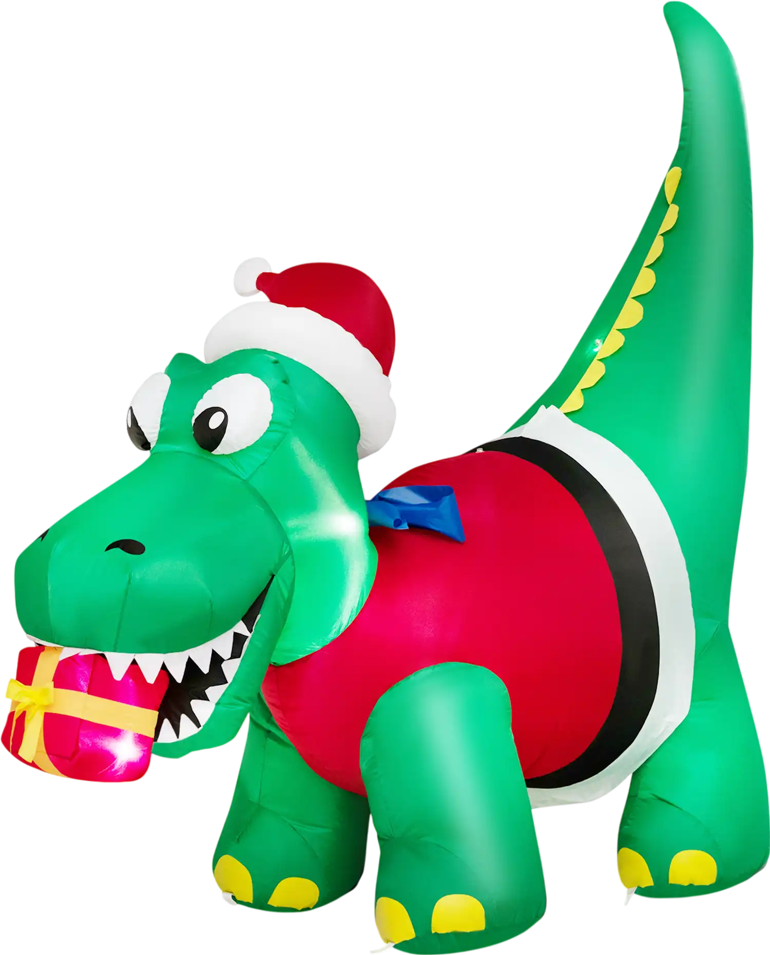 Costway 6' Inflatable Christmas Dinosaur Yard Decoration LED Lights 69178345 New