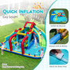 Inflatable Double Water Slide Park featuring slides, cannons, and obstacle course, made with durable Oxford fabric for.