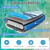 Inflatable stand up paddle board with laminated PVC sidewalls, non-slip EVA pad, and reinforced drop stitched core for.