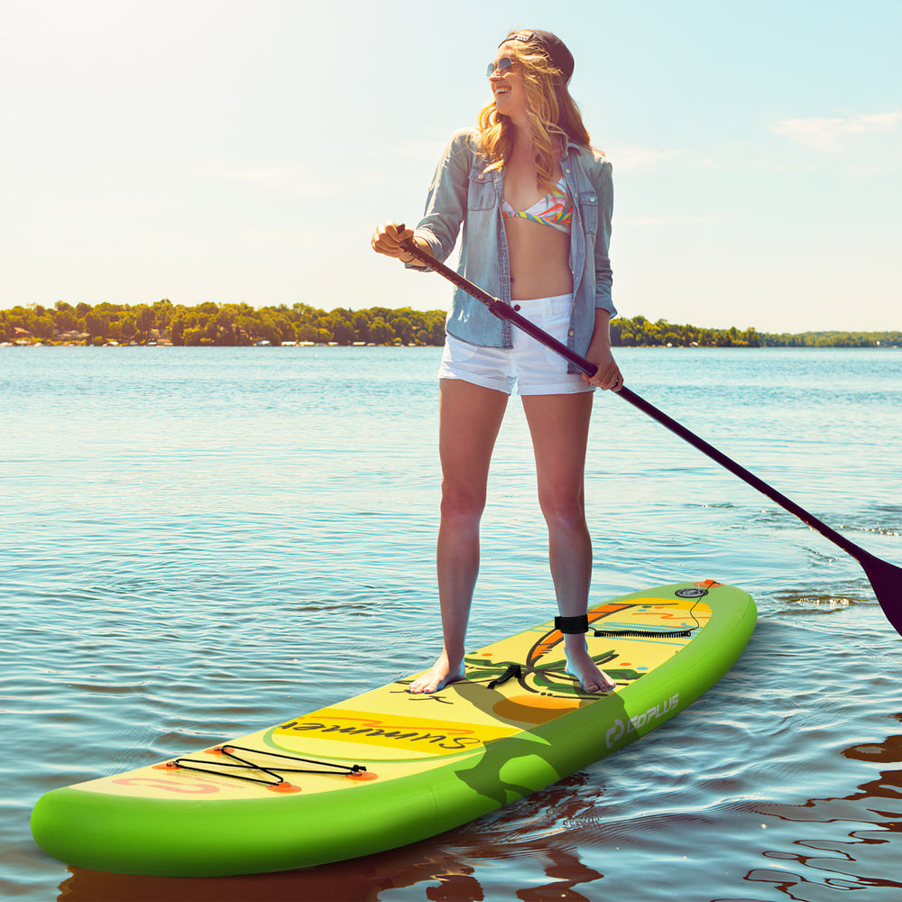 Inflatable Stand up Paddle Board iSUP Board Accessories with 3 Fins-S - Gallery View 1 of 10
