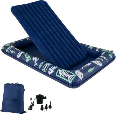 Costway Inflatable Toddler Travel Bed w/ Electric Pump & Raised Rails 31725648 New