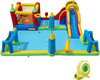 Inflatable Water Slide Bounce House 9-in-1 Jumping Castle with 735W Blower