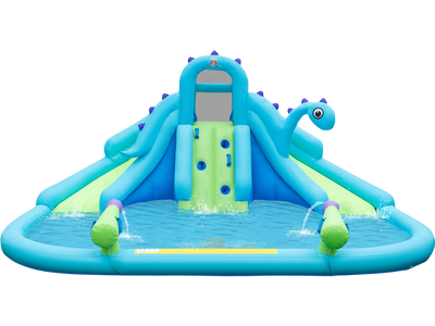 Costway Inflatable Water Slide Dual Slides Large Splash Pool 65784319 New