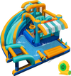Inflatable Water Slide Bounce House Kids Jump Castle with 680W Blower