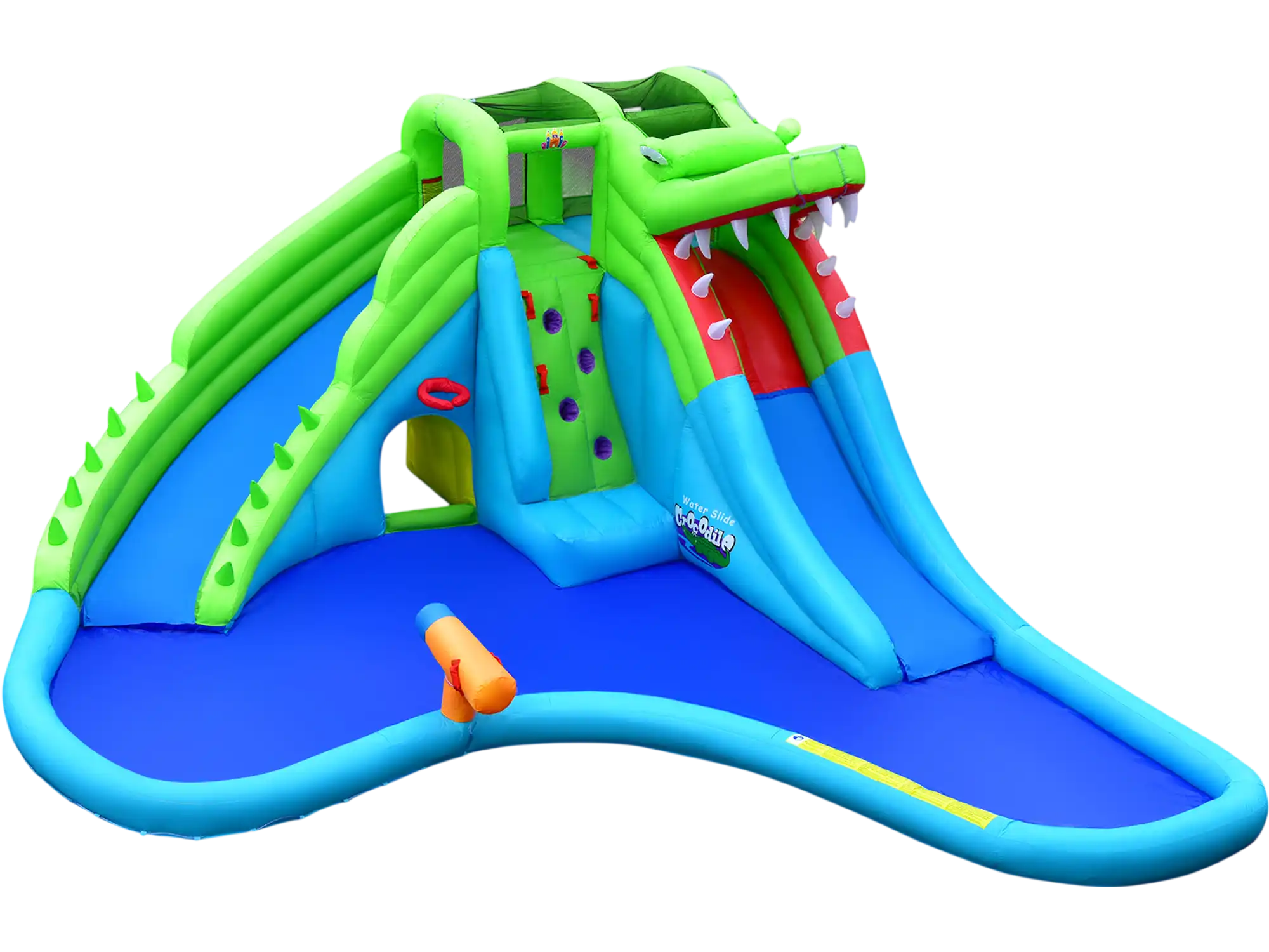 Costway 7-in-1 Inflatable Bounce House Water Slide Splash Pool 81297306 New