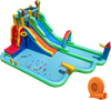 Inflatable Water Slide Park Giant Bounce House with 750W Blower
