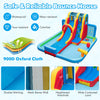Inflatable water slide park featuring a long slide, splash pools, and ball pit made of durable 900D Oxford cloth for.