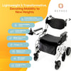 Reyhee Superlite Foldable 3-In-1 Electric Wheelchair 24V 200W 3.75 MPH New