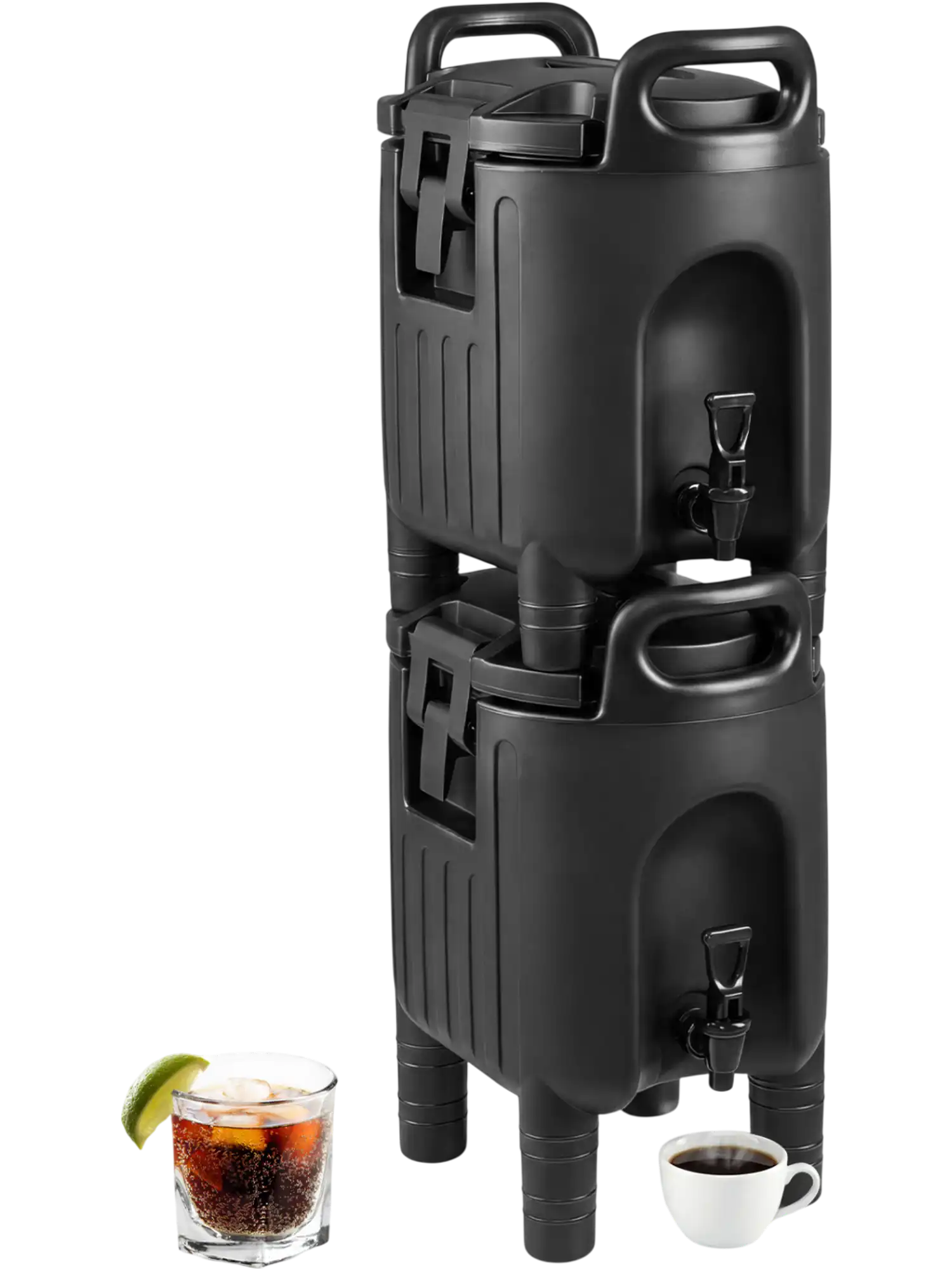 Costway Insulated Hot Cold Beverage Dispenser Server Carriers Set of 2 21712219 New
