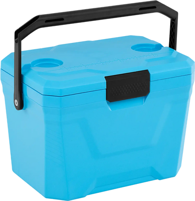 Costway Insulated Portable Hard Cooler Ice Chest w/ 2 Cup Holders 29815061 New