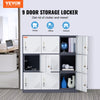 Vevor Metal Locker 9-Door Employee Storage Cabinet 540 Lbs. Capacity with Keys New