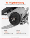 Vevor Ab Workout Machine Adjustable 440 Lbs Capacity Foldable with Rep Counter New