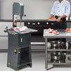 Vevor Commercial Electric Meat Bandsaw 850W with Grinder Stainless Steel 7" Cut Thickness New