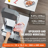 Vevor Commercial Electric Meat Bandsaw 850W with Grinder Stainless Steel 7" Cut Thickness New