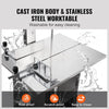 Vevor Commercial Electric Meat Bandsaw 850W with Grinder Stainless Steel 7" Cut Thickness New