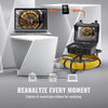 Vevor Sewer Camera 164' Cable Waterproof 9" 720p LCD Display with DVR and 16GB SD Card New