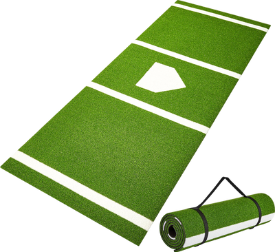 Vevor Batting Mat 10' x 3.8' Anti-Slip Foam Backing Portable for Indoor/Outdoor Use New