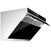 FOTILE 36-inch Prestige Series under-cabinet/wall-mount range hood JQG9006, left side view, open