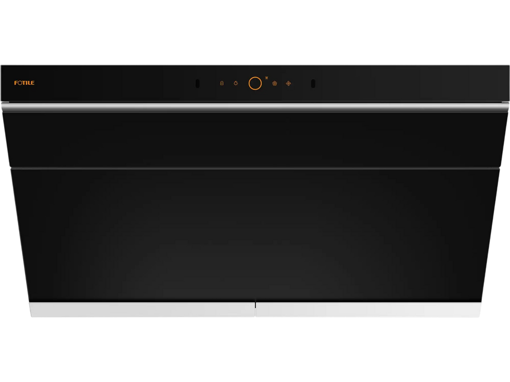 FOTILE 36-inch Prestige Performance Inclined Vent range hood JQG9007, front view, closed