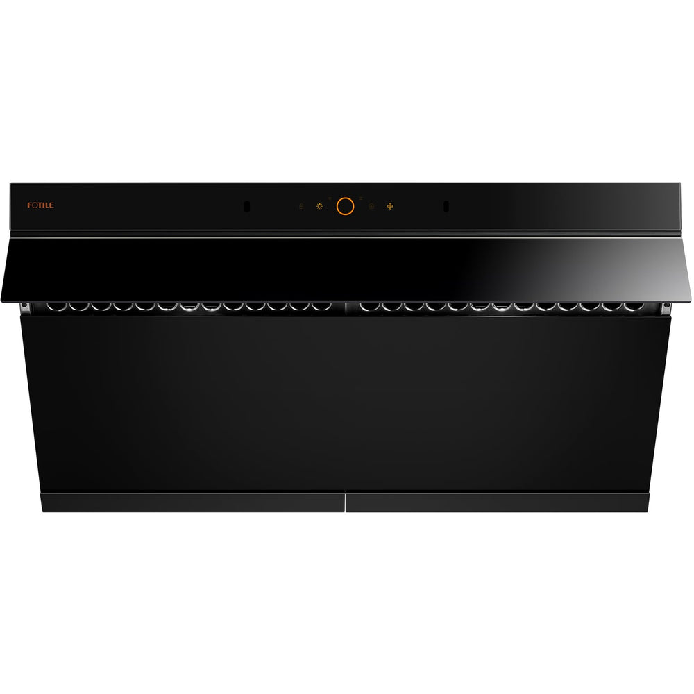 FOTILE 36-inch VentiCore under-cabinet/wall-mount range hood JQG9015, front view, open