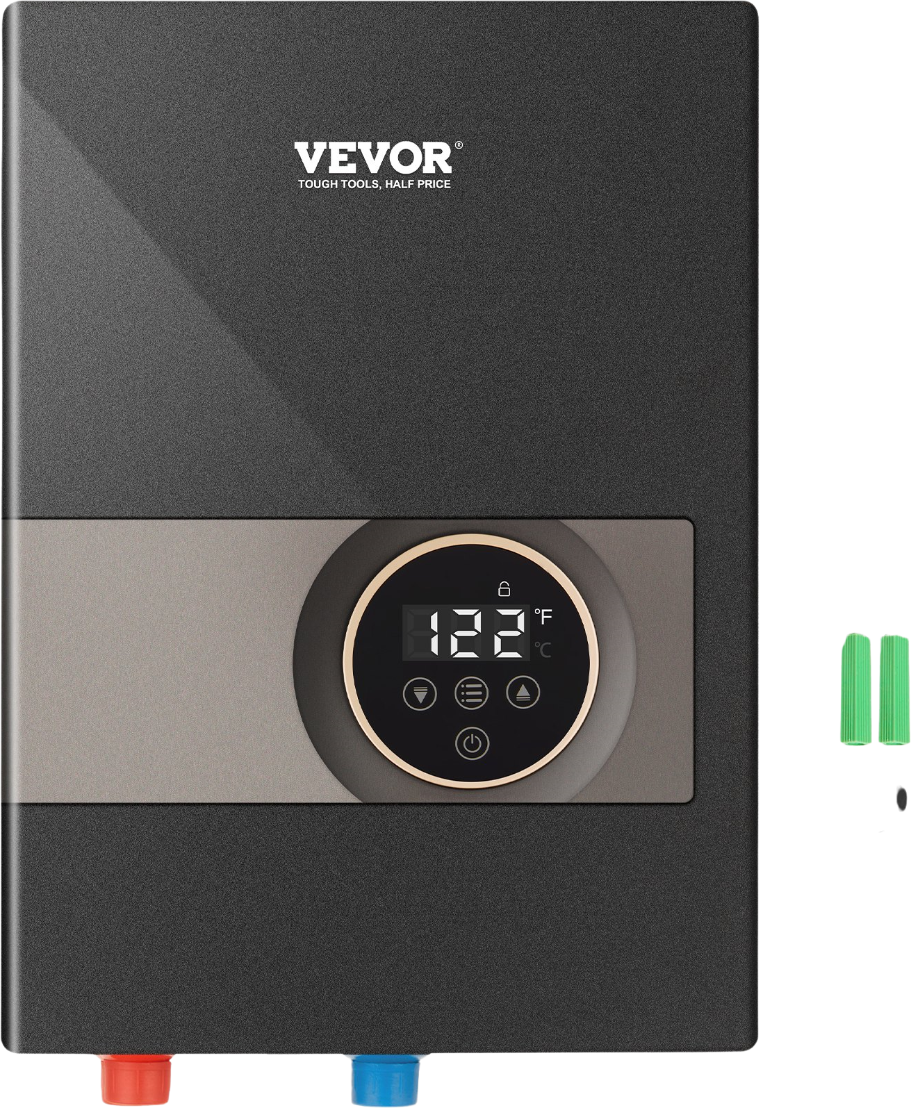 Vevor Tankless Water Heater Electric 13.8 kW 240V 0.5 GPM 1/2