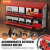 Vevor Chicken Nesting Box 10-Compartment with Roll-Out Egg Tray and Ventilated Design New